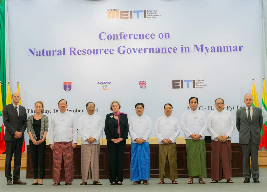 <em>Minister of Mines  Dr Myint Aung and Minister of Energy U Zeyar Aung are in attendance as Myanmar joins the EITI.</em><br /><em>Credit - Flickr: The EITI</em>