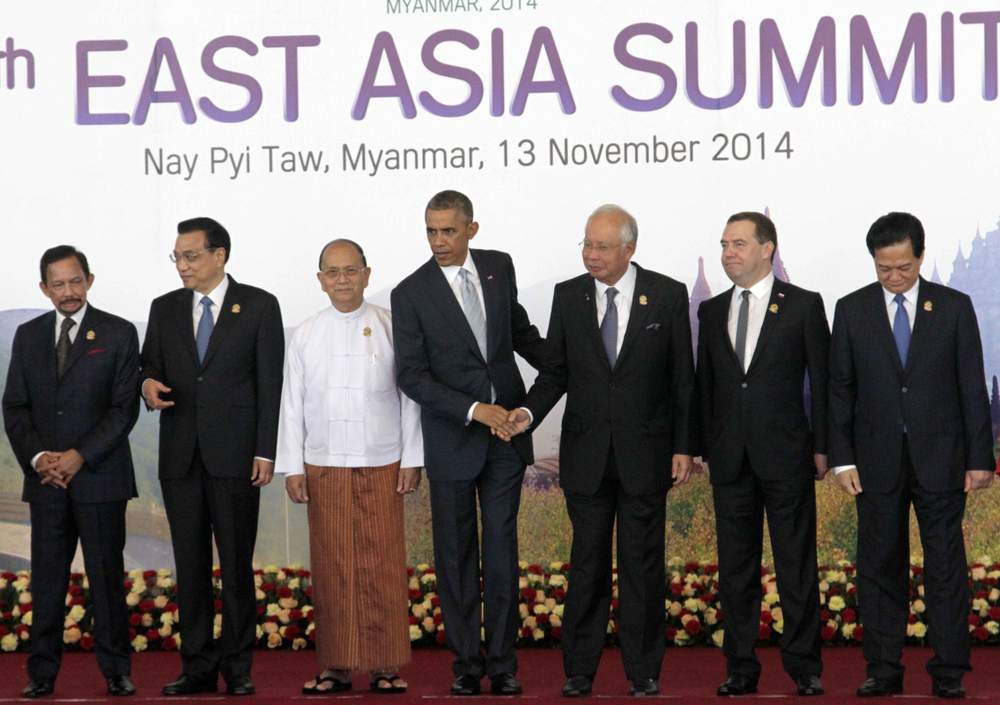 <em>President Obama at the 2014 East Asia Summit</em>