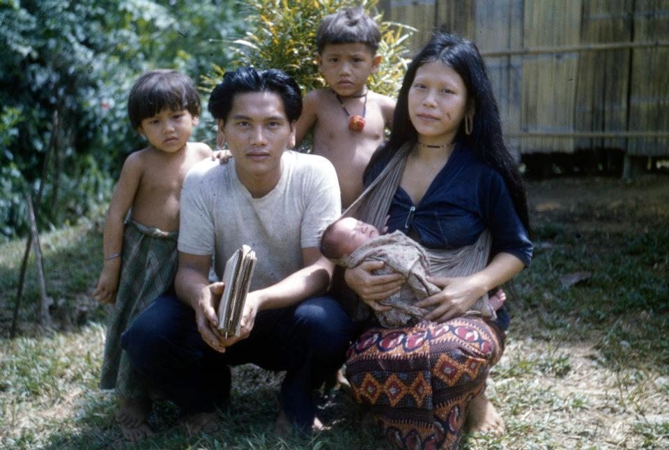 Thomas Pelutan as a child (second from right) with his family circa 1960